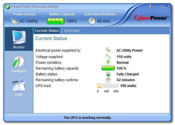 Universal ups monitoring software